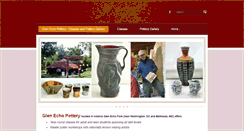 Desktop Screenshot of glenechopottery.com